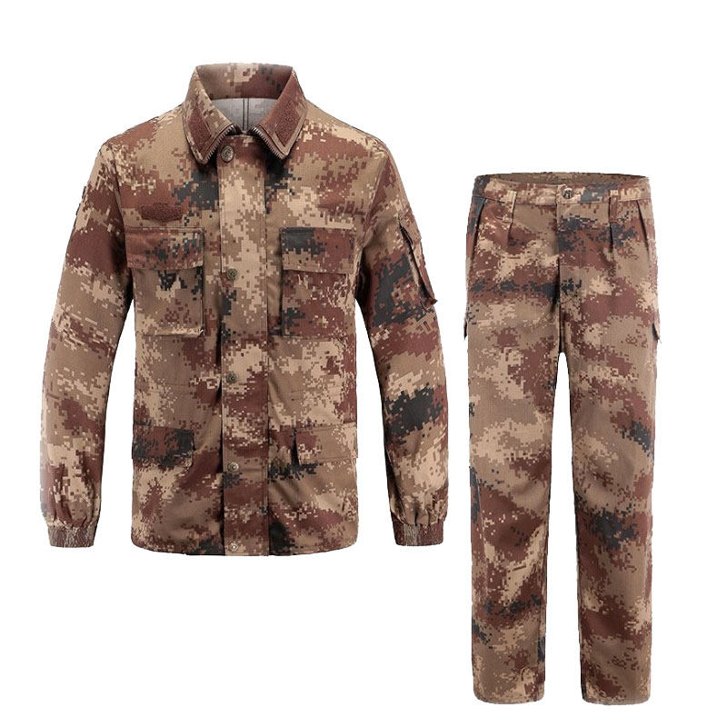 军品>07正品配发陆军荒漠迷彩服套装男女冬季加厚作训衣服军装