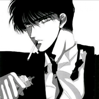 黑白系男头动漫,动漫头像图片