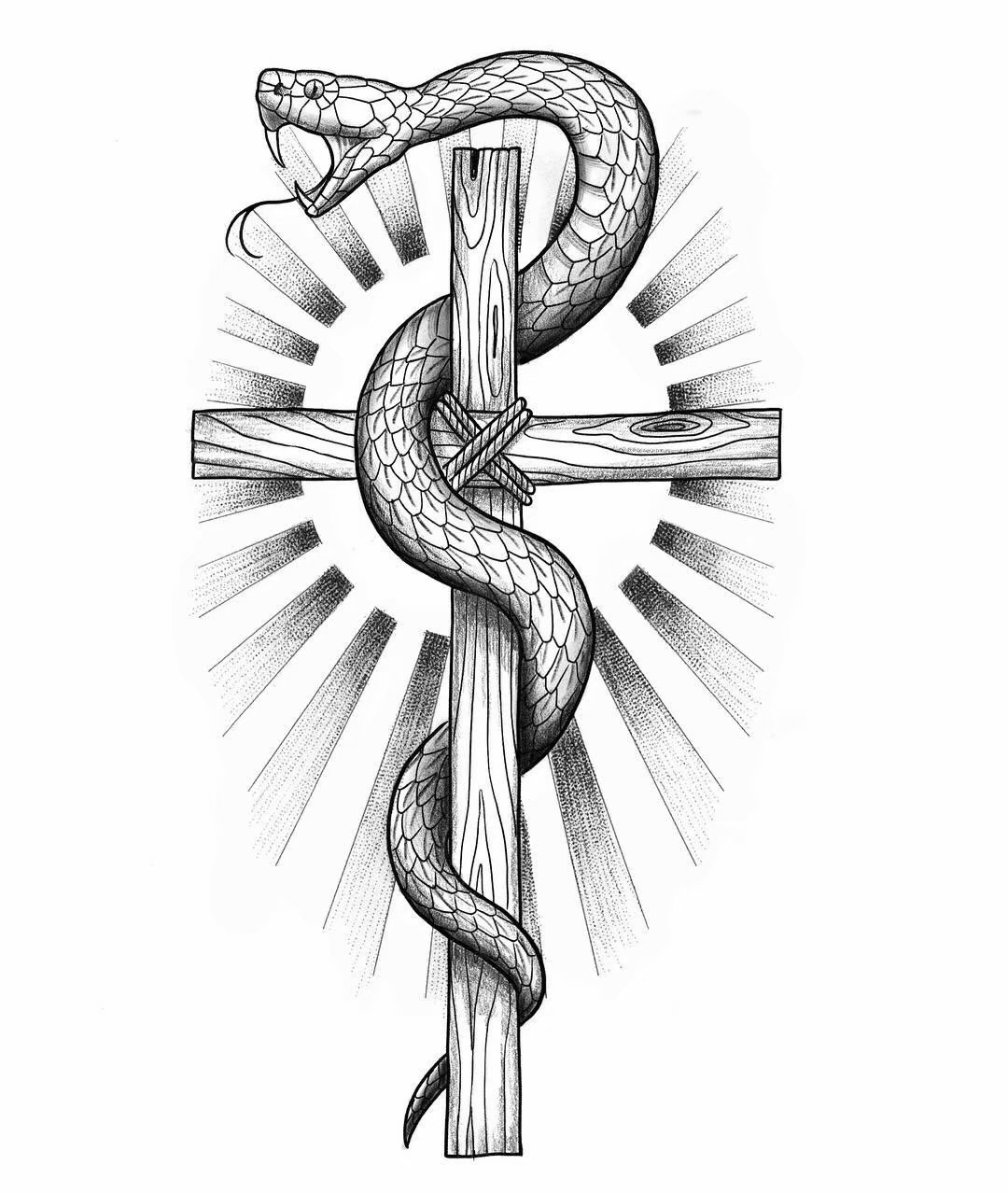 墨忆推荐|十字架纹身