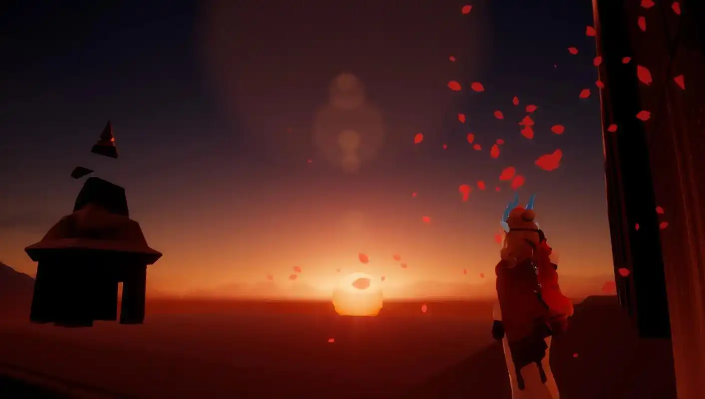 和狐狸.95站——霞谷小城堡#sky光遇 #光遇打卡景点推荐 - 抖音