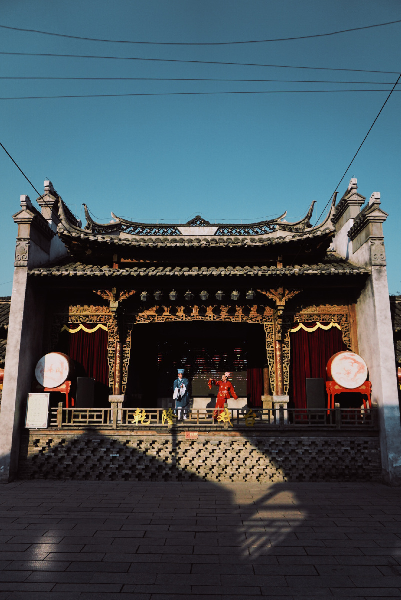 古村村落乡村习俗民俗戏曲戏台戏剧