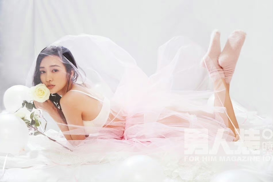 王鸥男人装写真系列