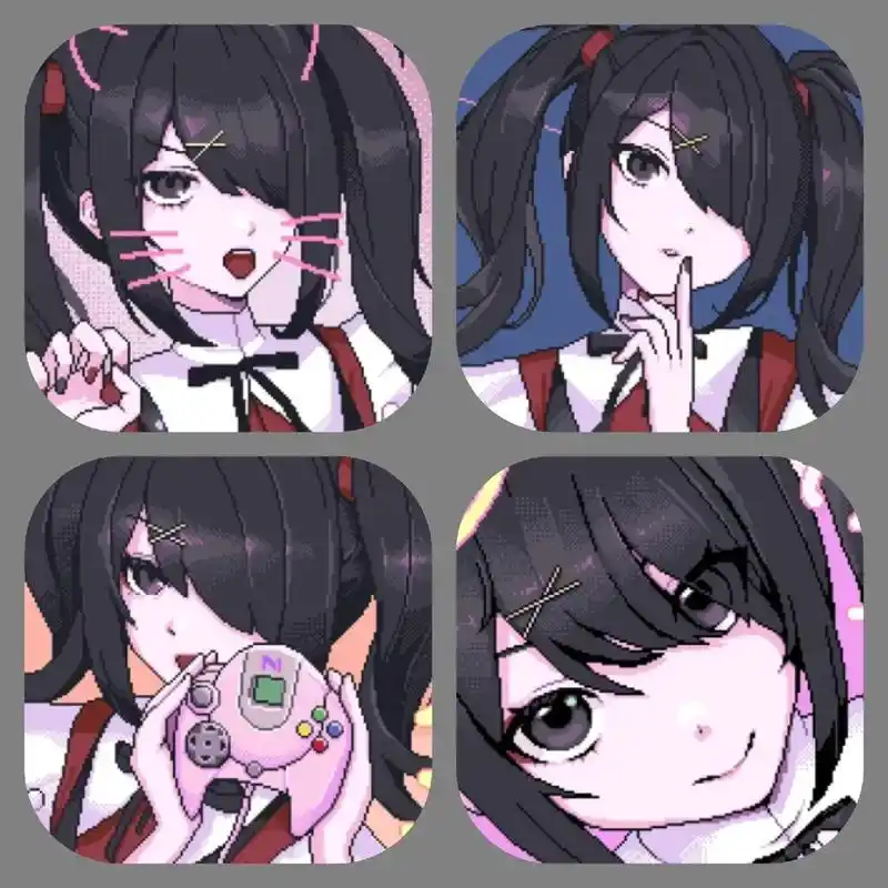 阿p,我们要一直一直在一起哦#超天酱 #糖糖 #动漫女头 - 抖音