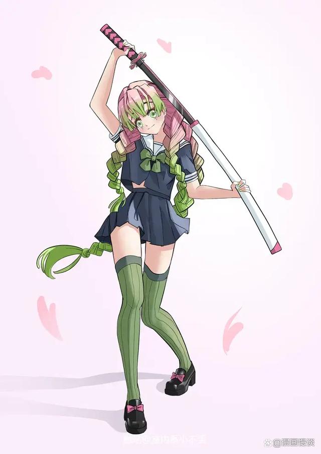 动漫中的老婆,《鬼灭之刃》恋柱「甘露寺蜜璃」美照,4月9日见!