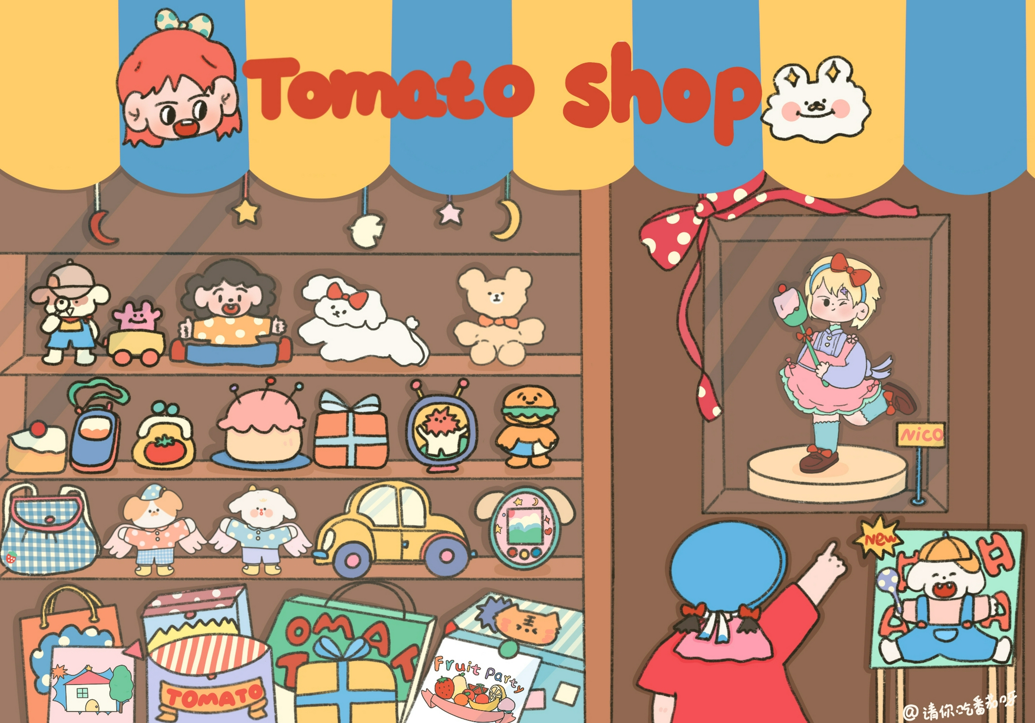 分享一组超可爱的电脑壁纸ipad锁屏壁纸