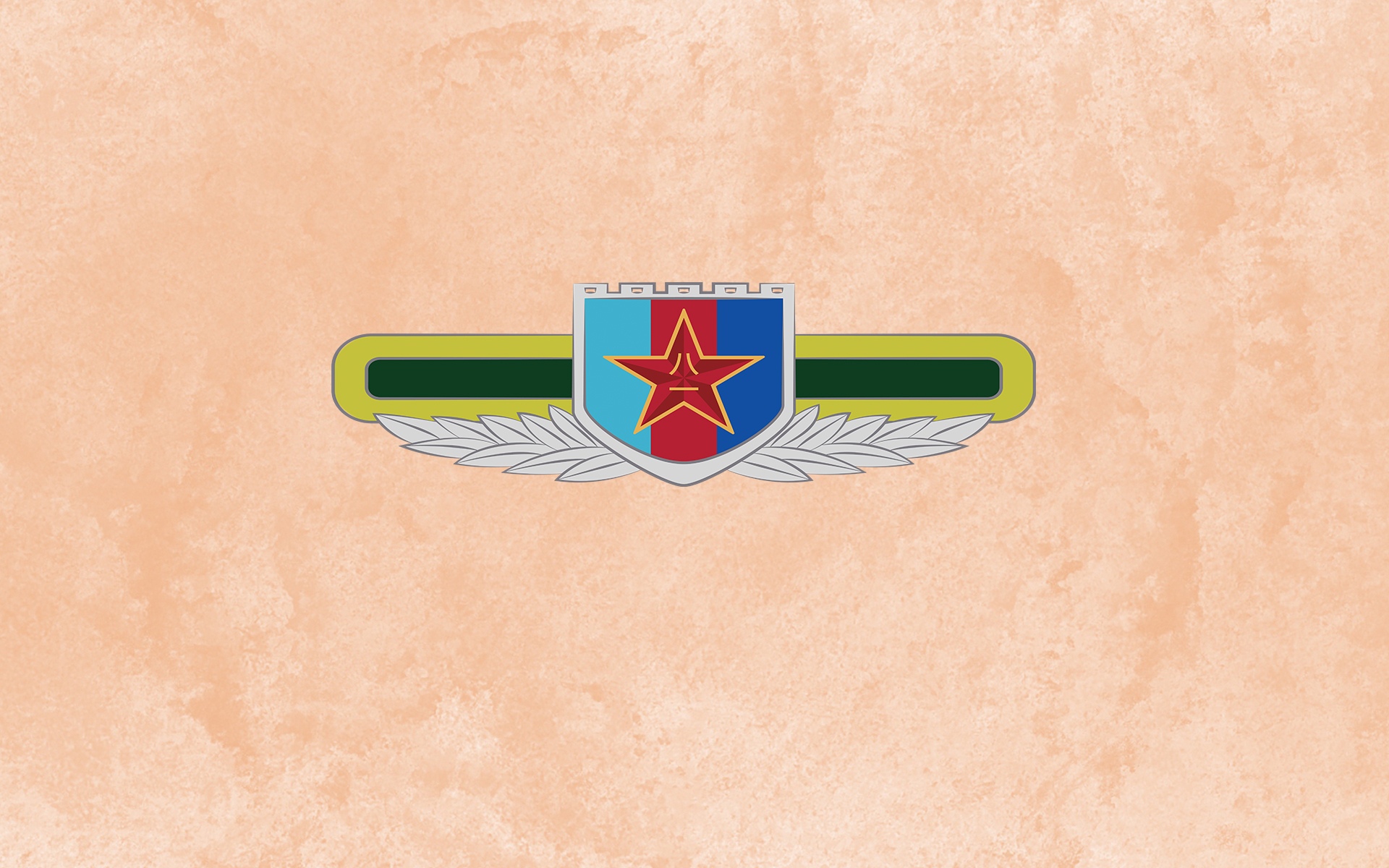 八一建军节个性军徽高清桌面壁纸