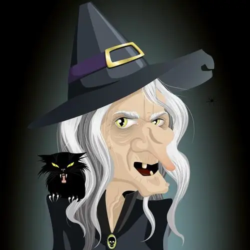 狰狞巫婆人吓人