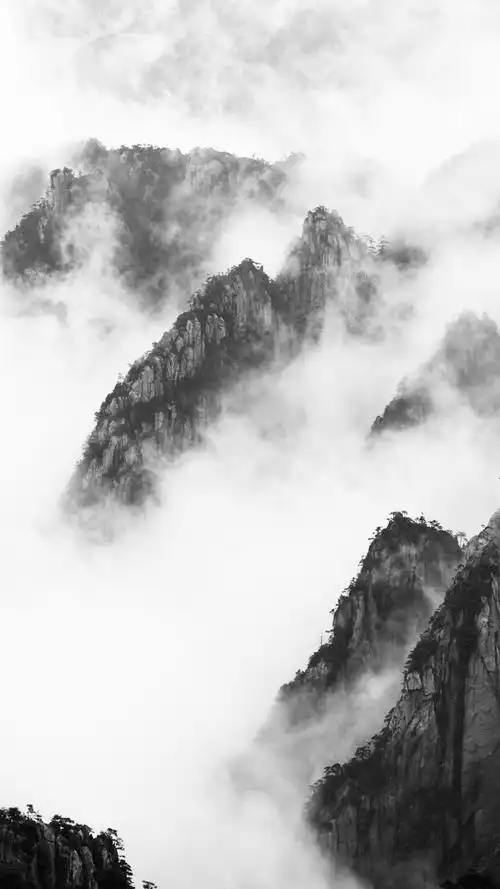 水墨黄山,自成国画 - 摄影大赛2017 - 国家地理中文网