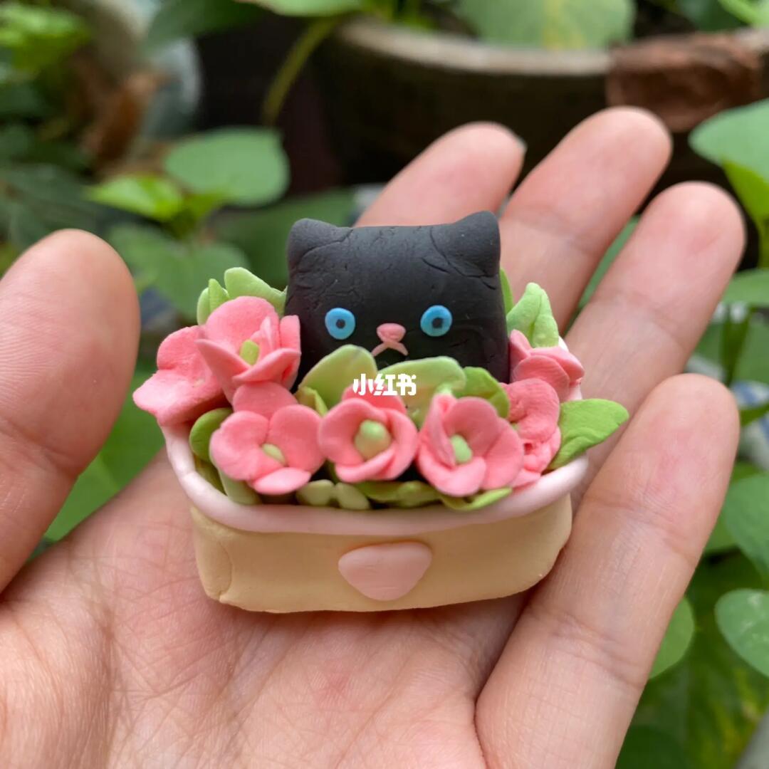 超轻粘土跟着onek老师捏小猫