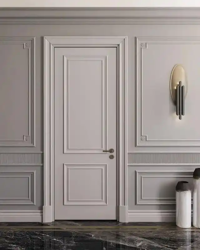 04「新欧式木门」新欧式木门自带一种低调的奢华,配以柔美的欧式曲线