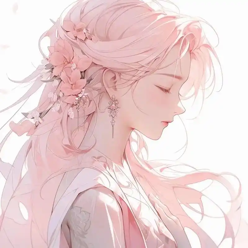 动漫少女 #仙气头像 壁纸头像混搭 - 抖音