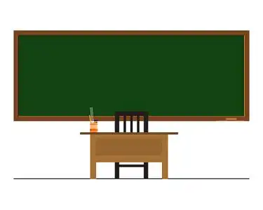 背景开学季开学季卡通简笔画老师用黑板讲台jpg素材教师节黑板黑板