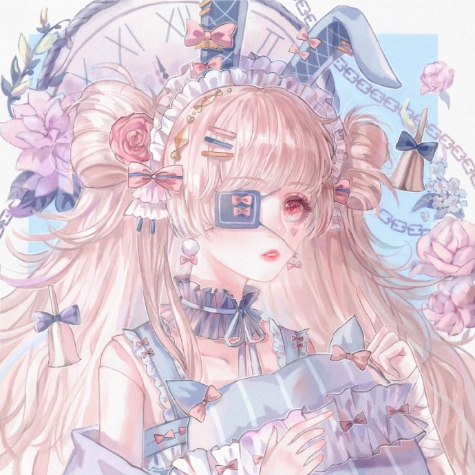 joueurii的插画集超话动漫女头洛丽塔/女仆/华丽/动漫/二次元#少女心