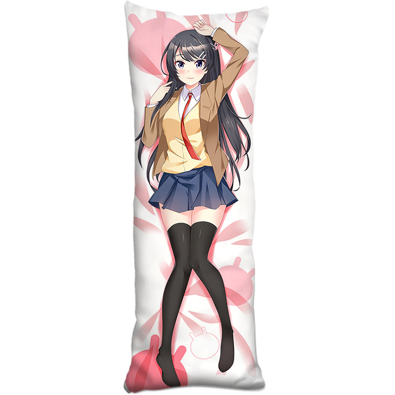 等身抱枕樱岛麻衣周边青春猪头少年不会梦见兔女郎学姐靠枕套枕头