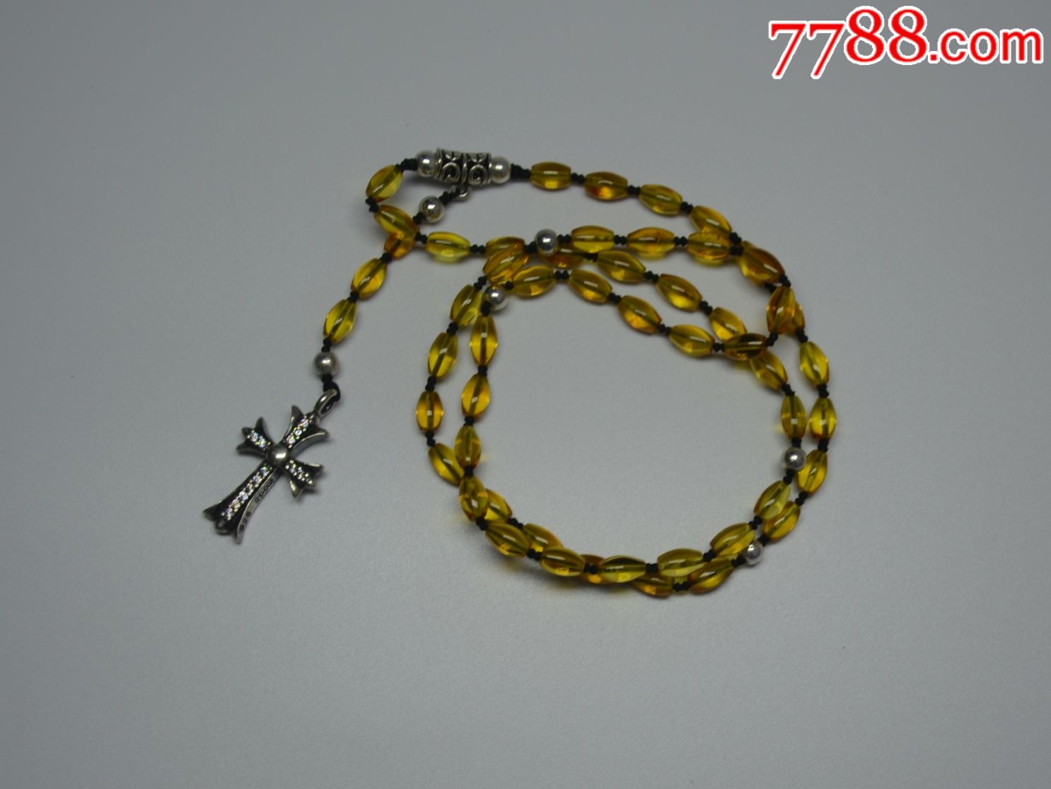 十字架琥珀项链_价格600元_第1张_7788商城__七七八八商品交易平台