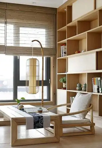 书房日式榻榻米三居室装修