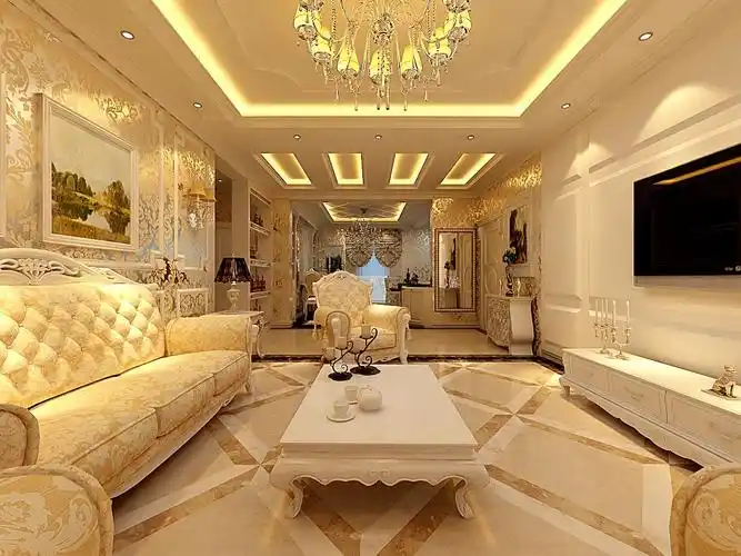 金地名京176平简欧风格装修效果图