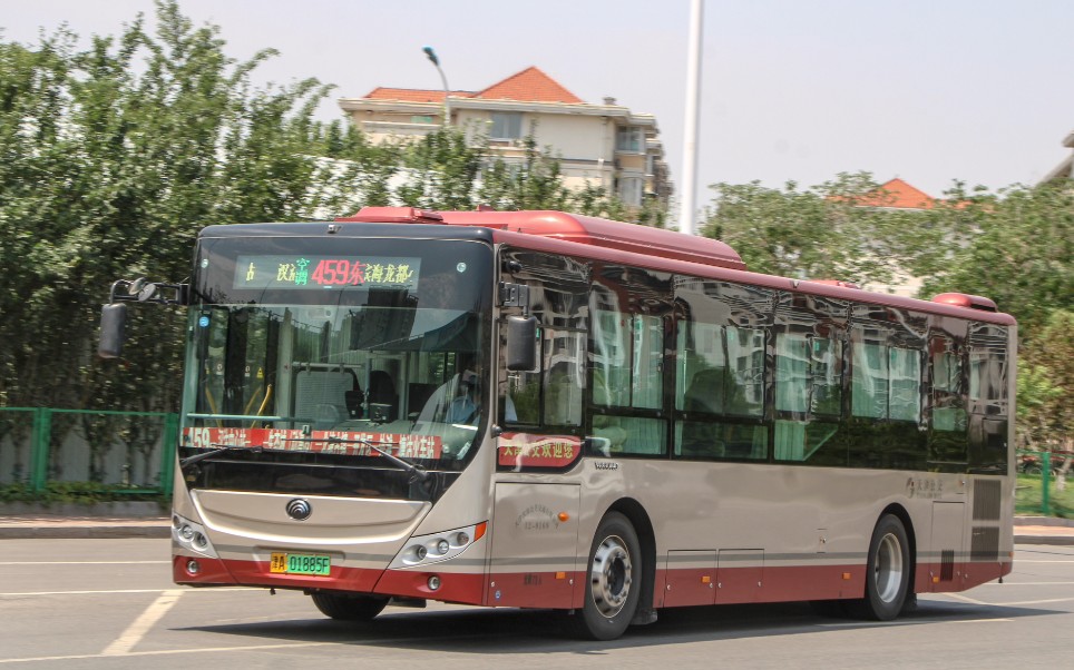 天津公交459路西线zk6105chevpg36运行视频