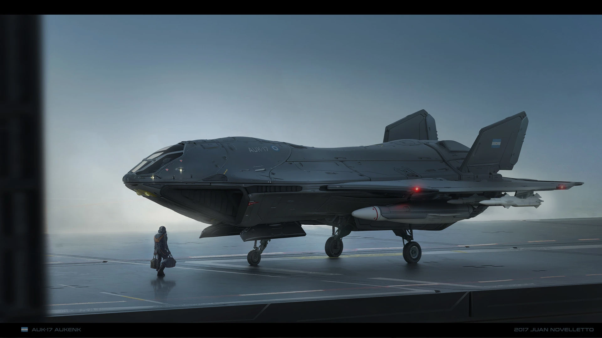 科幻战机概念设计