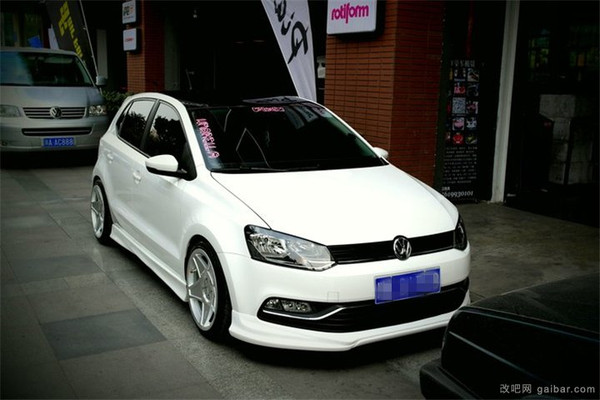 车文化 汽车改装 实拍案例   polo作为国内一款很热销的小车,在这几年