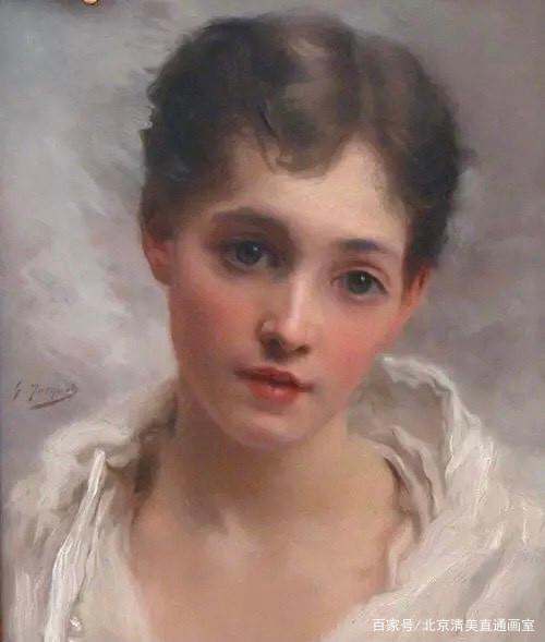 法国画家古斯塔夫·雅克女性肖像油画专辑