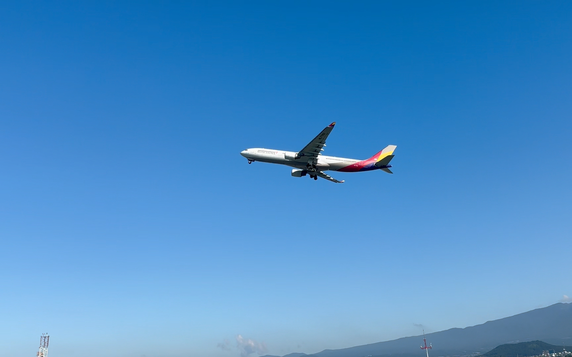 济州机场,飞机起飞