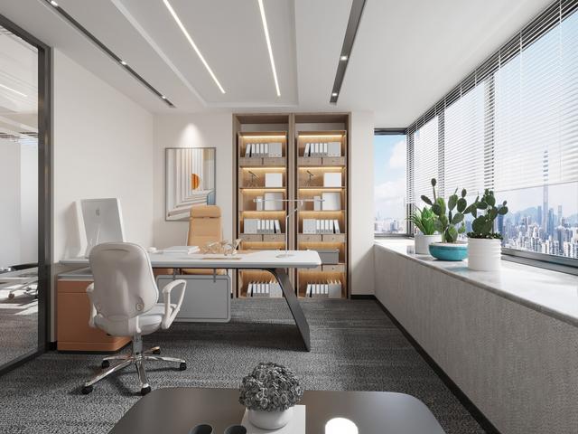 合肥现代简约风办公室装修设计,让你的工作环境更高效!