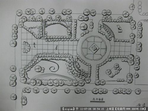 简单的小区平面图简笔画