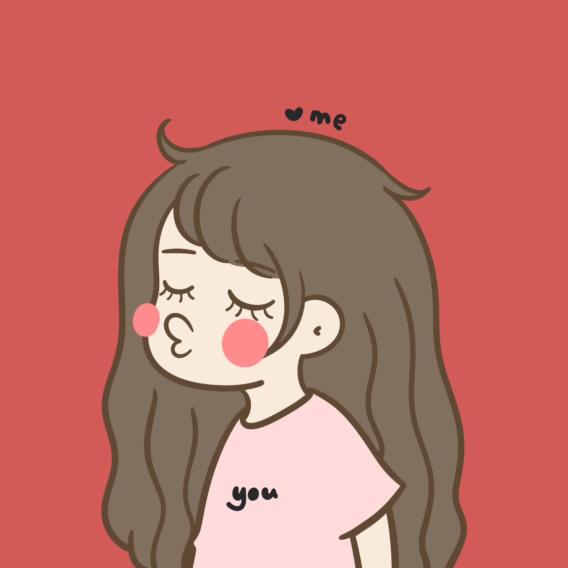 嘟嘟嘴,治愈双下巴