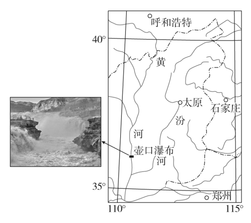 每年三月下旬到四月上旬壶口瀑布水量骤增每秒流量达到2440立方米形成