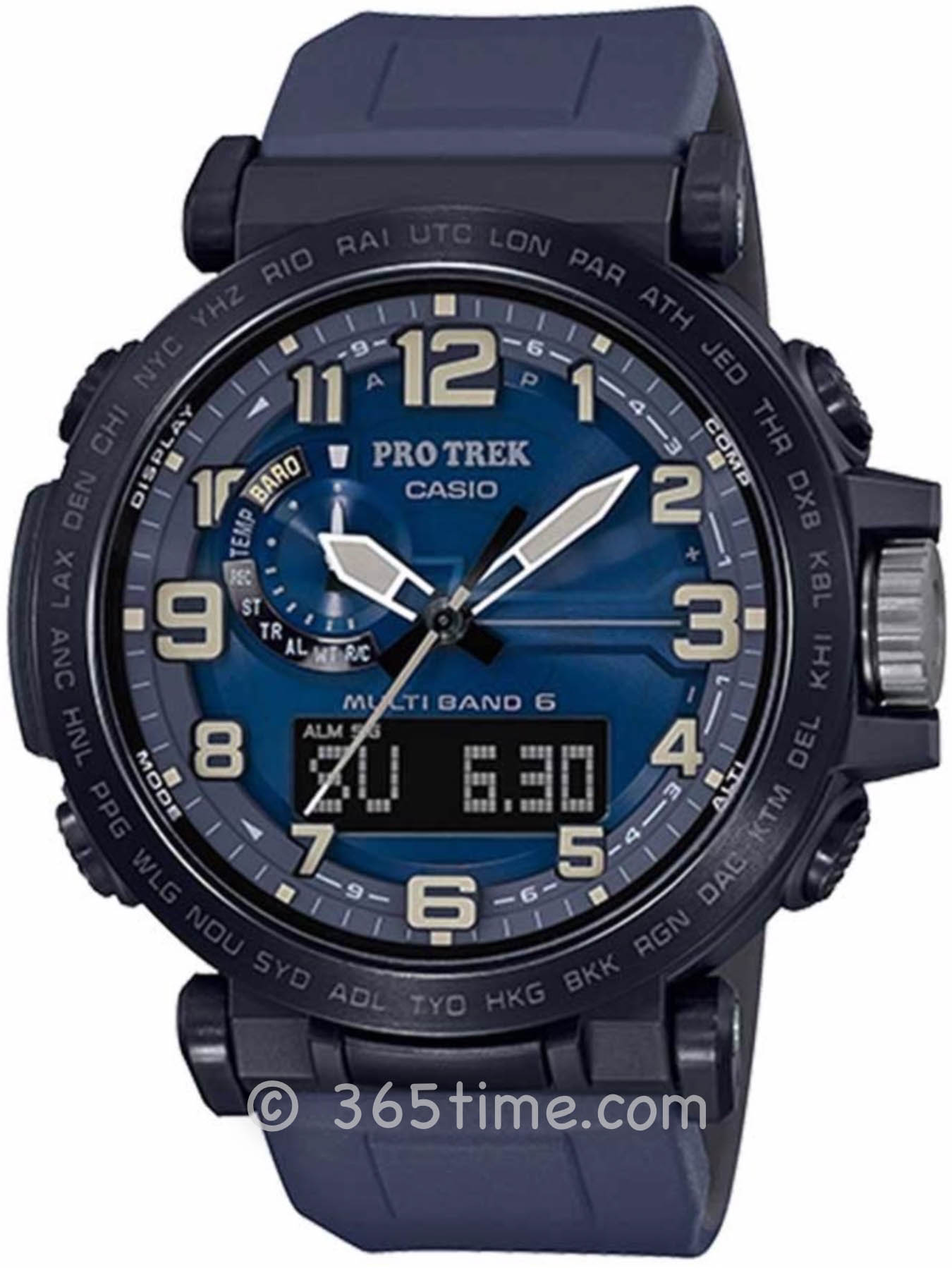 casio卡西欧protrek系列太阳能登山表prg600yb2er