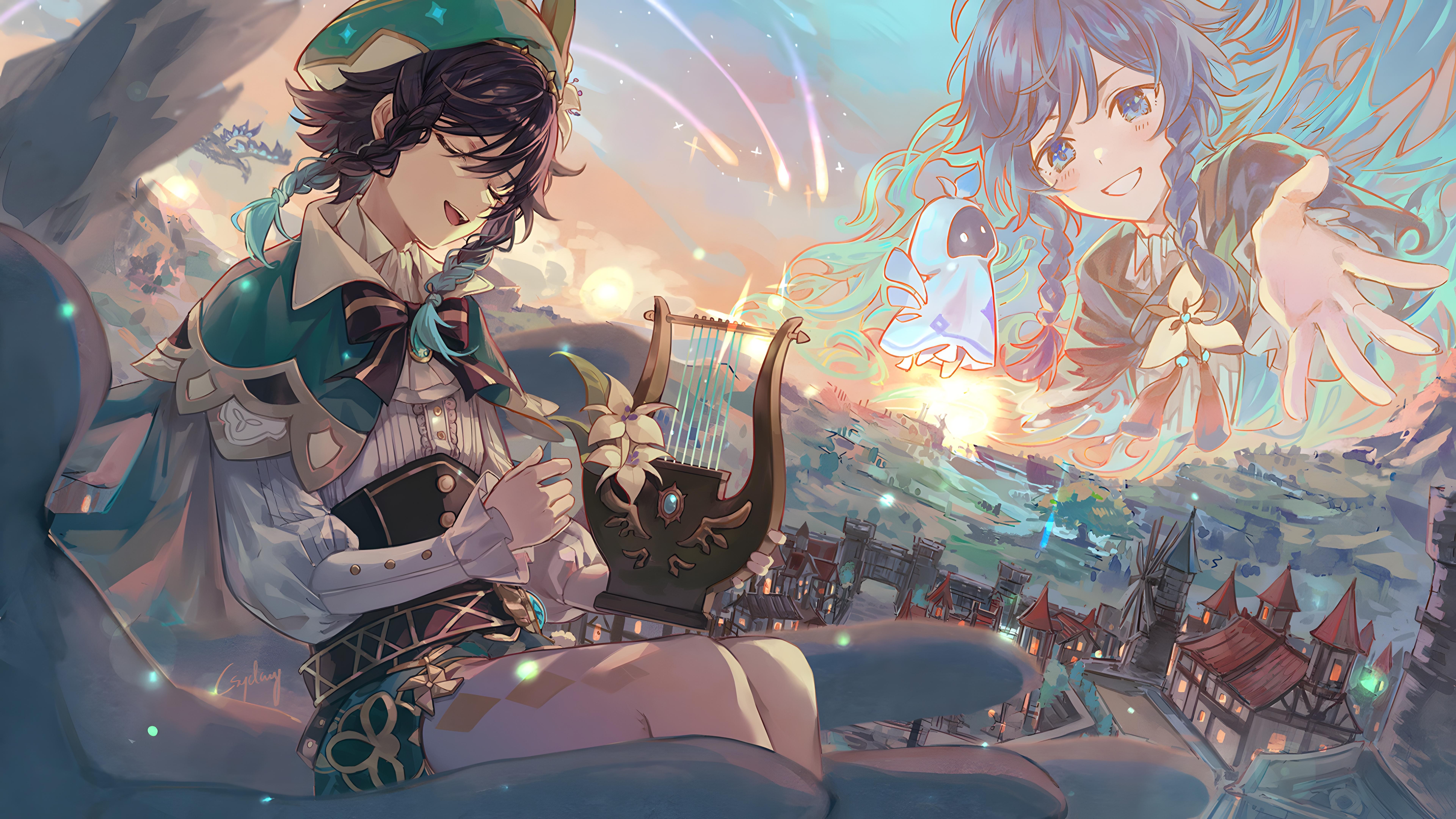 原神·电脑壁纸4k高清无水印 - 雷神拔剑壁纸 - 实验室设备网