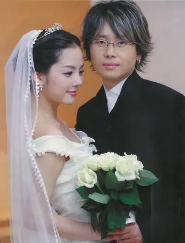 蔡琳 与 李承焕 结婚照