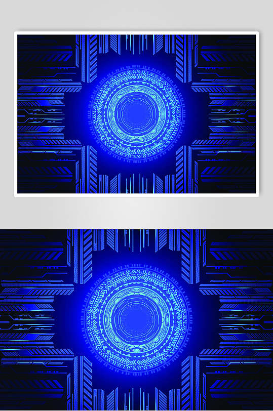 蓝色科幻线条图片-蓝色科幻线条素材下载-众图网