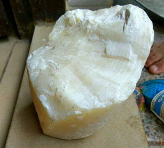 男人在海滩上捡回一块白色石头,专家鉴定后,让他兴奋不已