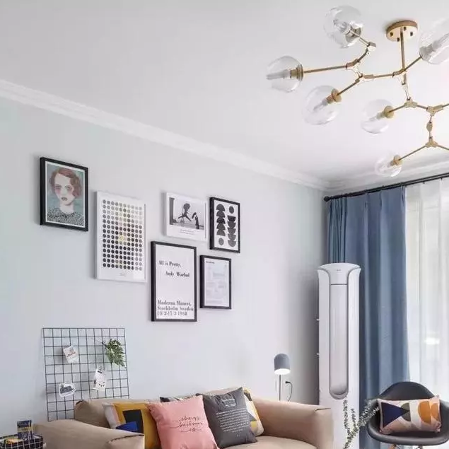 用石膏线装饰天花,简约而不简单,客厅都美爆了