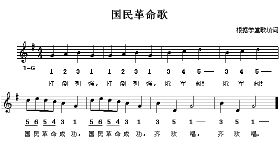 1234567的音符怎么画