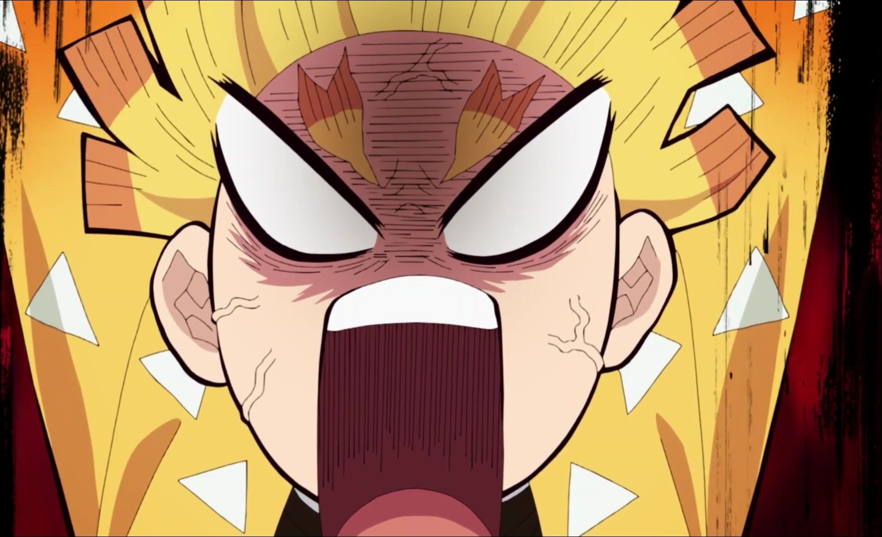 炭治郎鼓励善逸参加柱训练,善逸发怒了