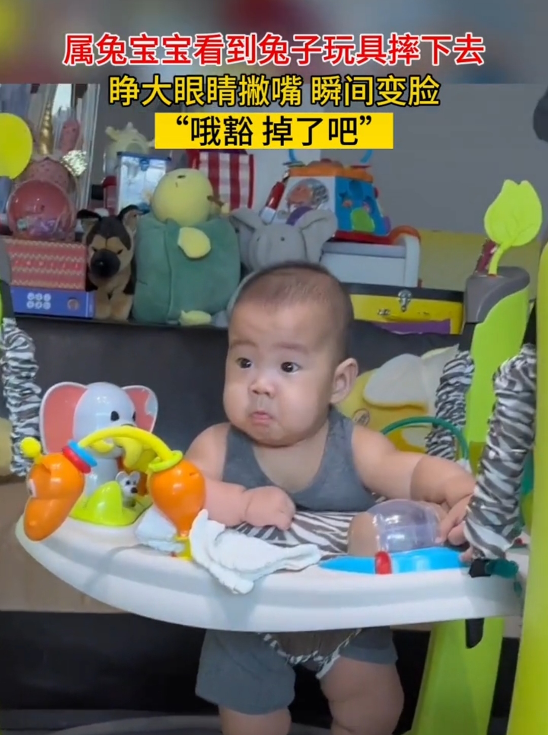 "哦豁!"这小表情也太可爱了!