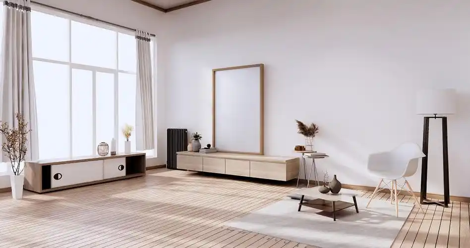 简约装修的客厅现代客厅简约设计3d渲染