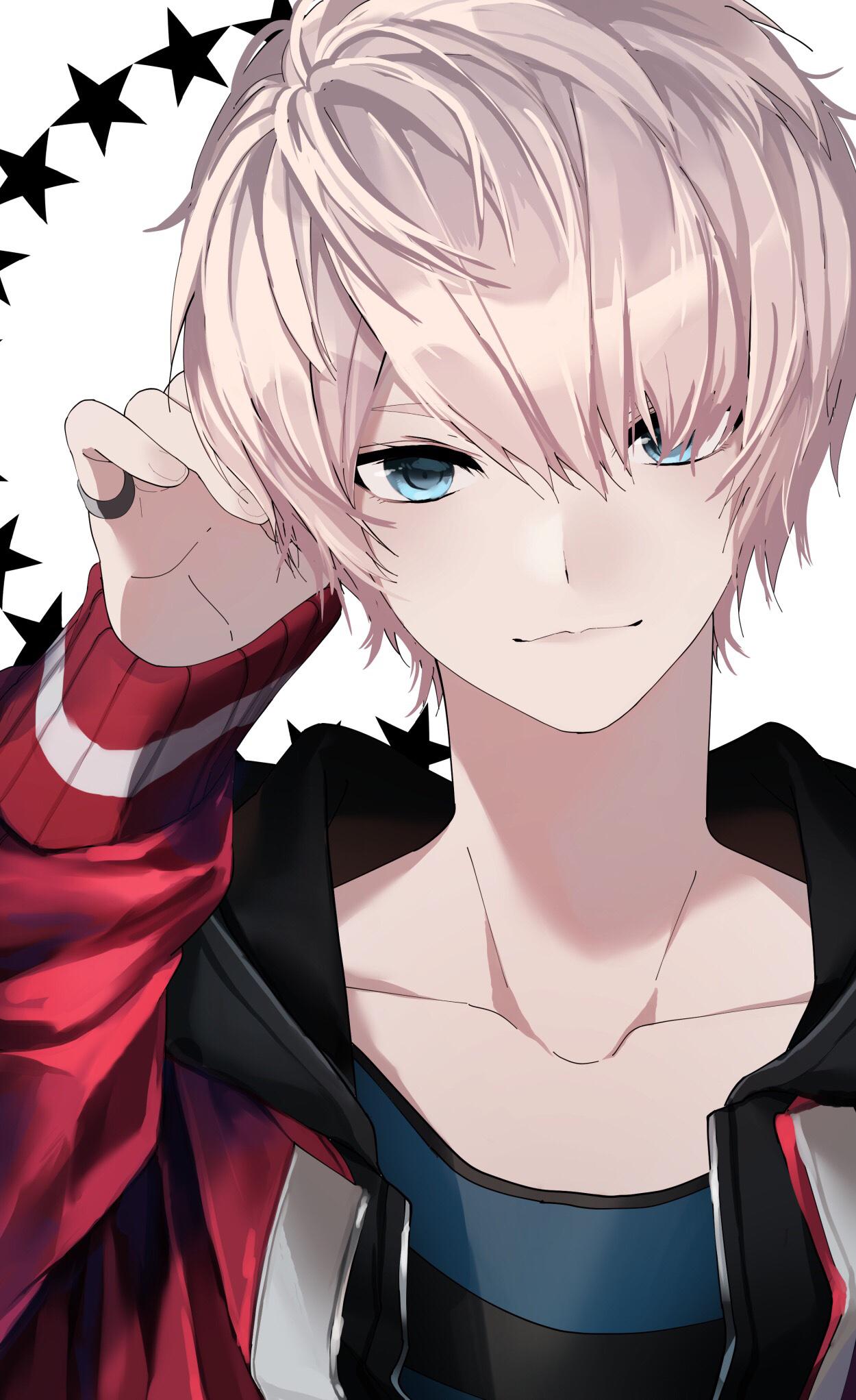 画师「bsm-135」作品欣赏:造型酷帅的二次元美少年插画