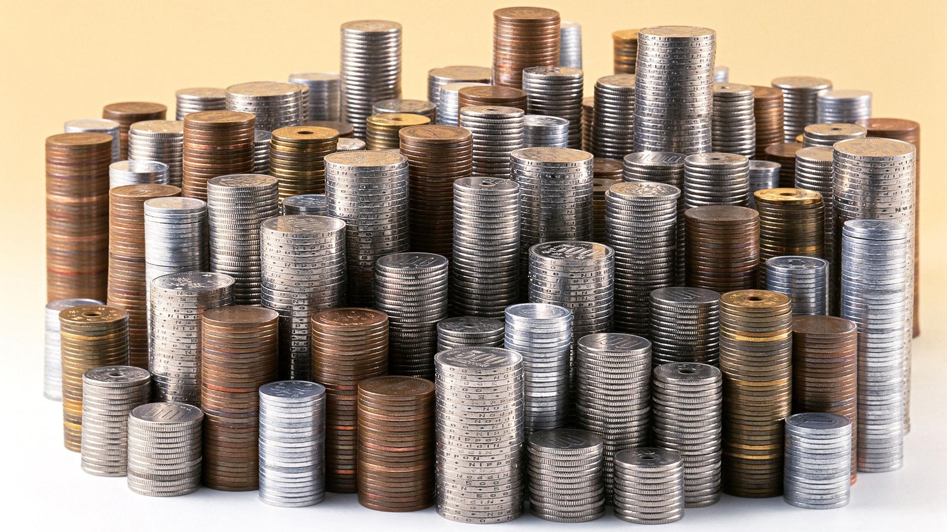 成堆的硬币高清壁纸800x600分辨率查看