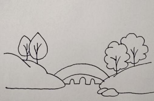 大自然春天的简笔画