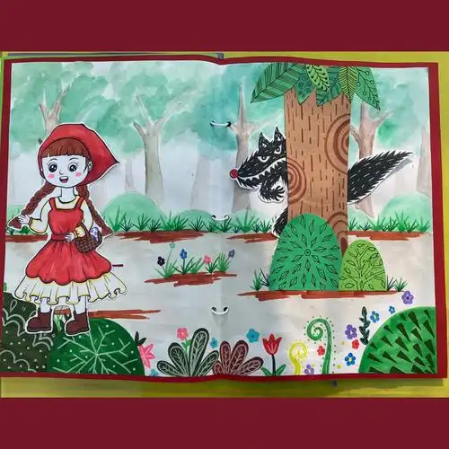 童话故事系列自制绘本绘本小红帽