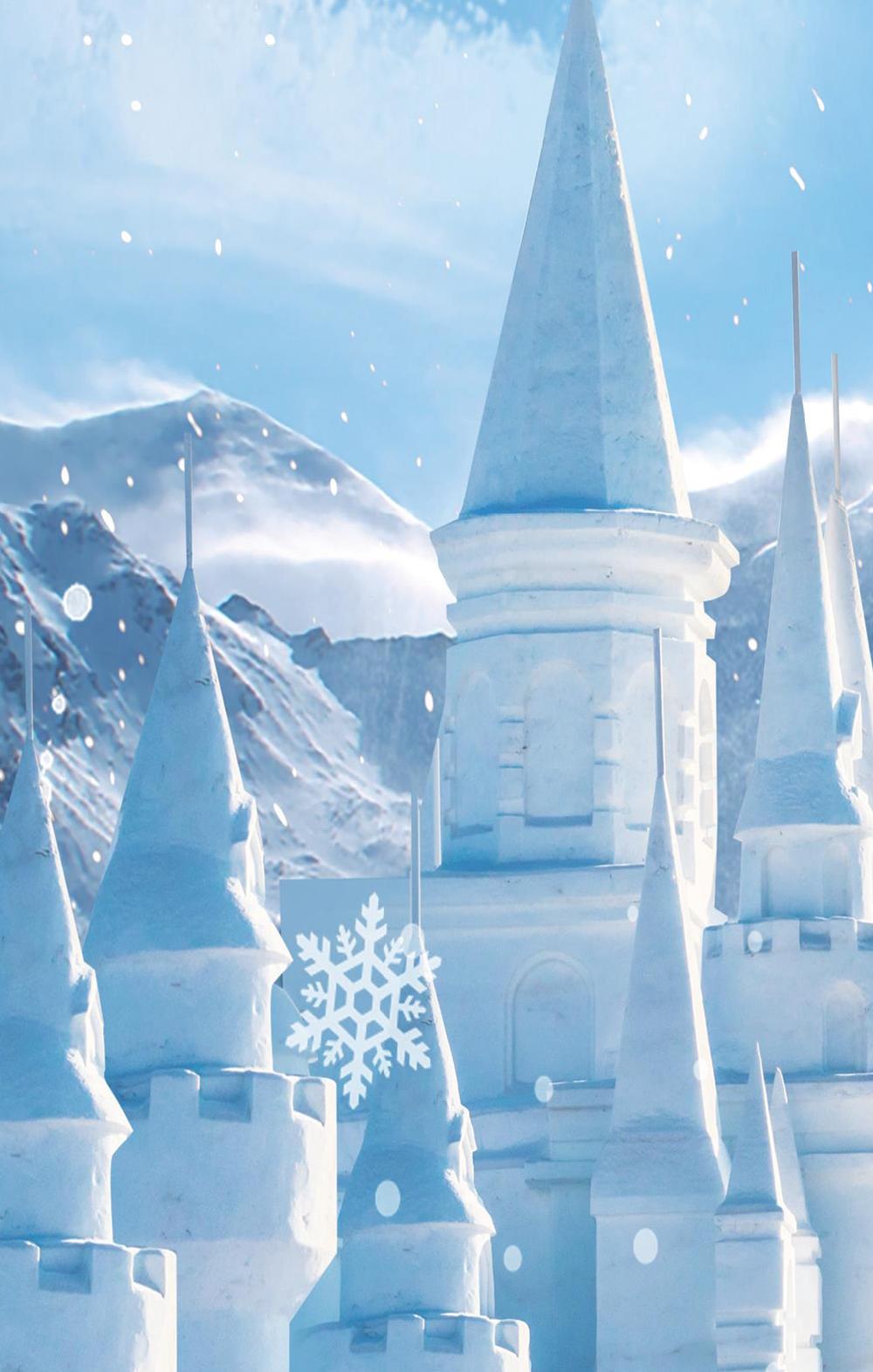 你与"冰雪奇缘"只差一座雪雕_参考网