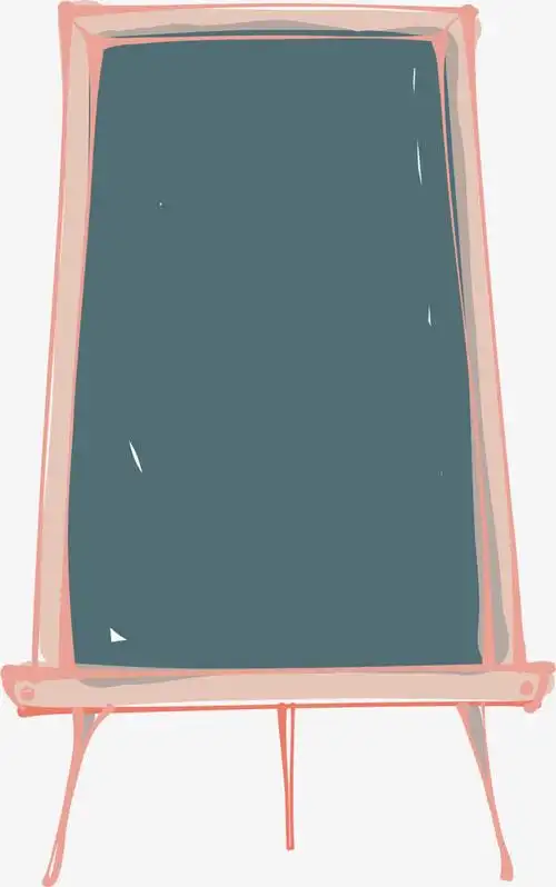 矢量,卡通,手绘,线条,黑板,ai,上学,绿色,边框,背景,学校