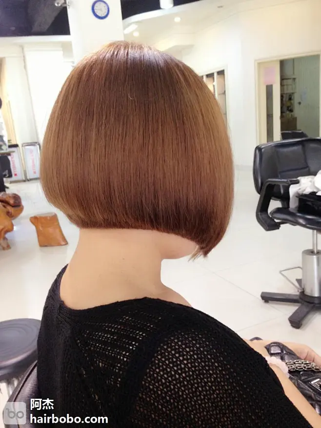 2015 年女生波波头发型|波波头烫发|短发|沙宣|发型图片-波波网