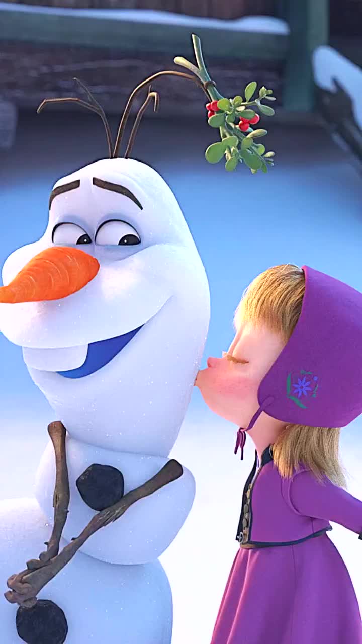 动态壁纸治愈雪宝冰雪奇缘