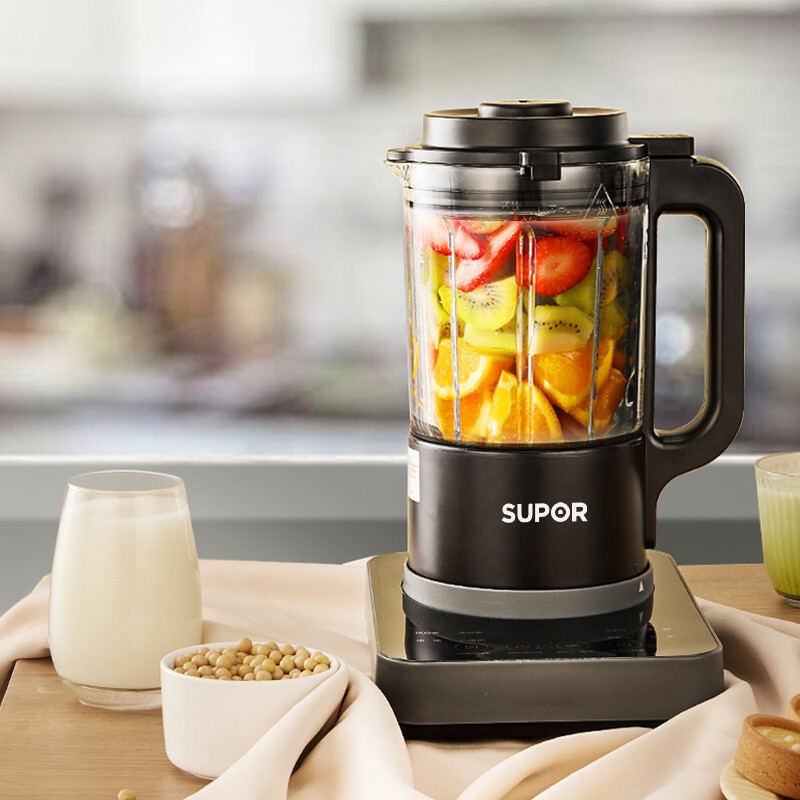 苏泊尔supor低音破壁机家用智能预约加热破壁料理机榨汁机豆浆机果汁