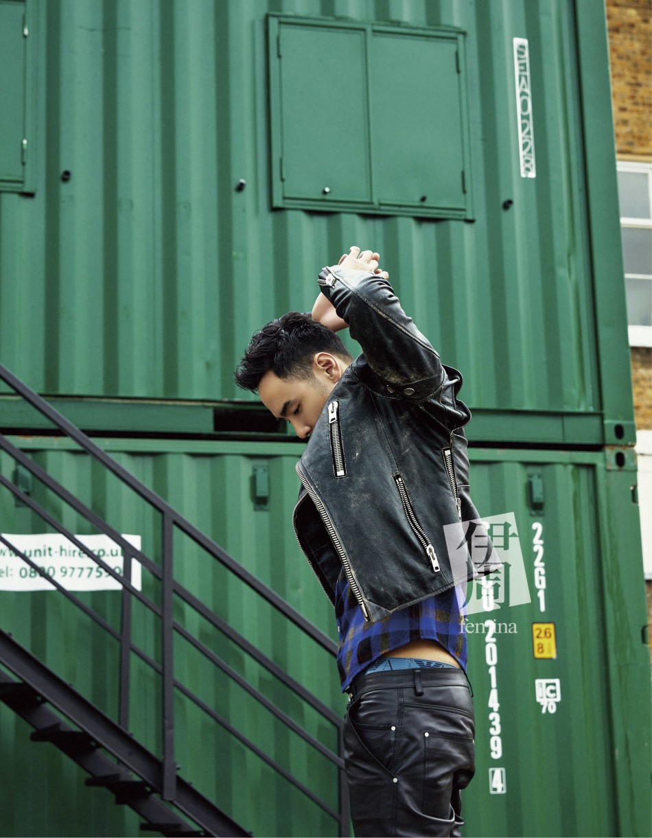 阮经天霸气杂志封面 帅气夹克演绎小天哥风范